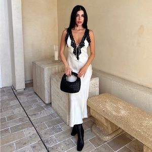 NEW with tags Starlow Angelic Satin Dress - Ivory